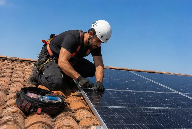 Maintenance et monitoring de panneaux solaires à Herrlisheim