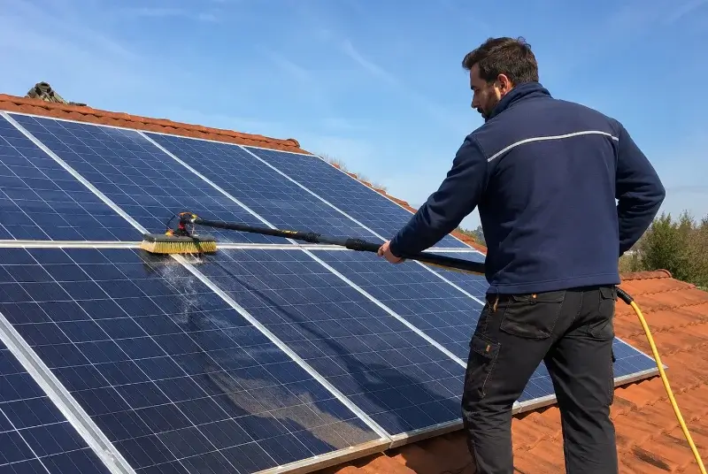 Nettoyage et entretien de panneaux solaires à Herrlisheim